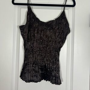 Nygard Collection, Chocolate, Brown Tank Top